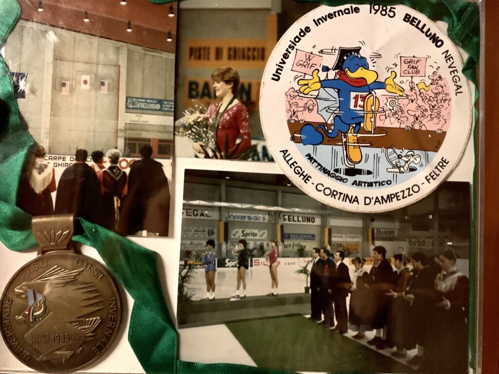 Illuminate Magazine Rachelle Henry Editor Deborah Tucker Markezich Ice Skate Championship Universiade Invernale Bellono Nevegal Alleghe Cortina D'Ampezzo Feltre 1985